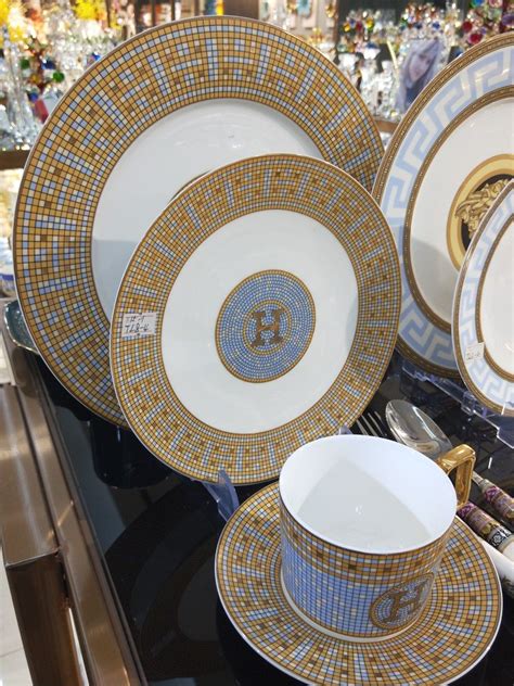 hermes porcelain dishes|hermes dinner set price.